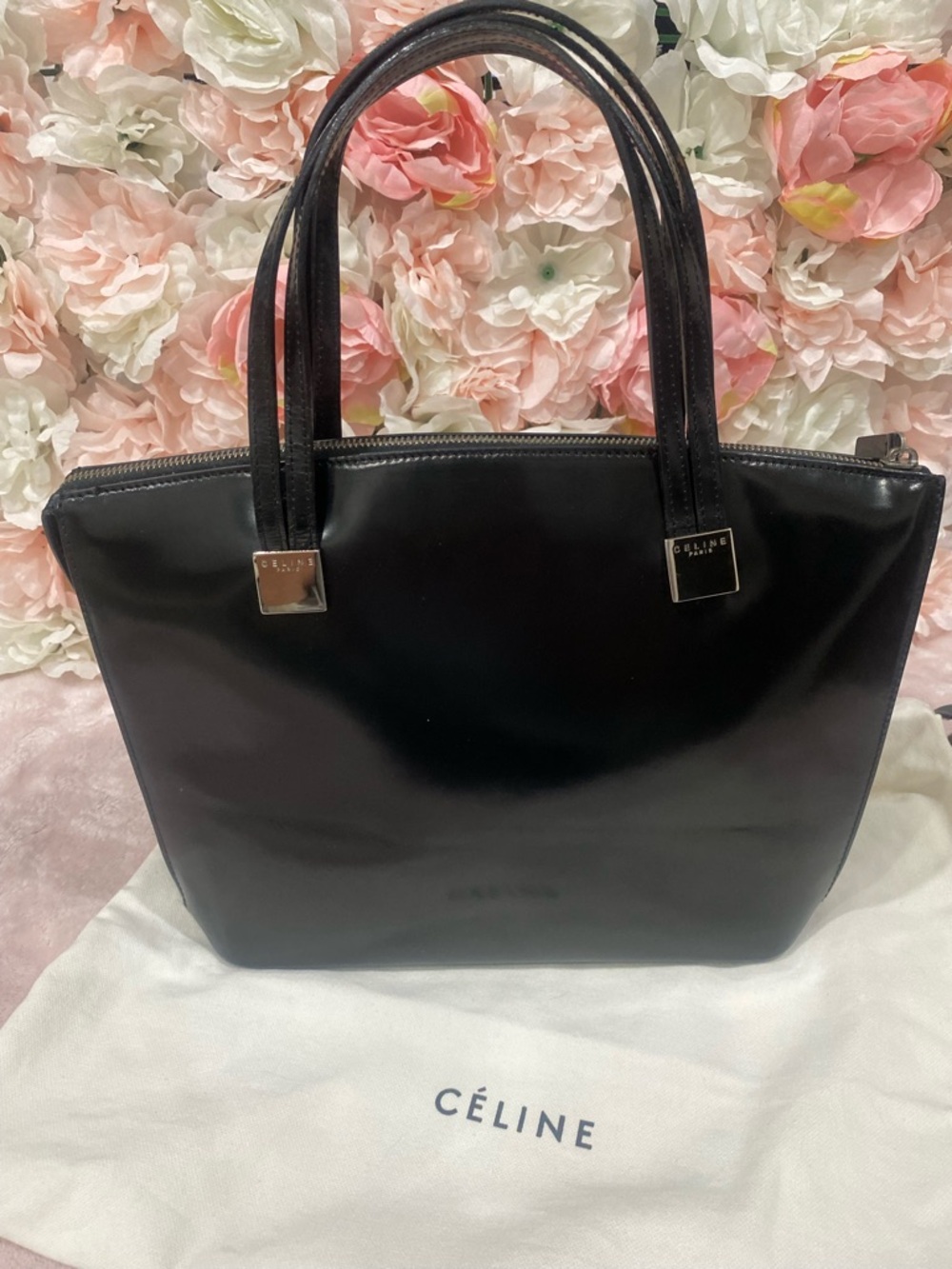 Celine Patent Leather Tote Bag
